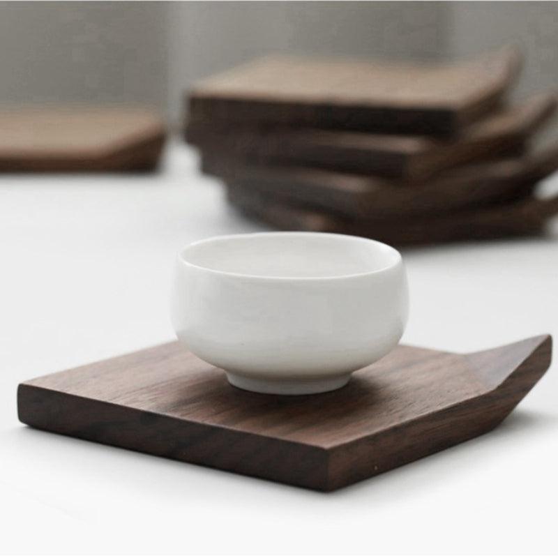 Wood Coaster | Black Walnut, Beech | Handmade - JUGLANA