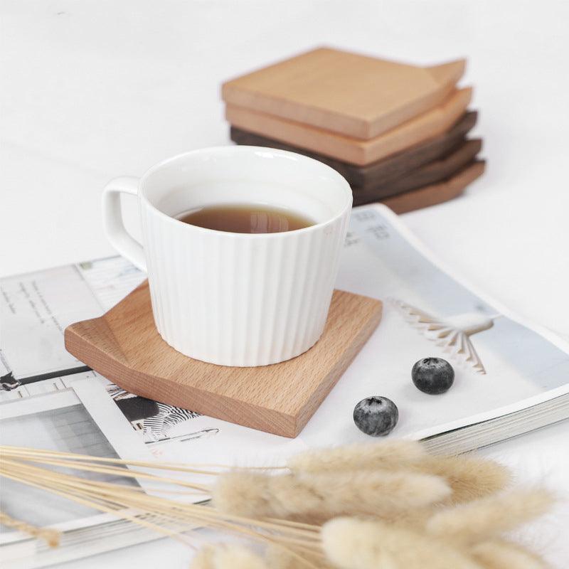 Wood Coaster | Black Walnut, Beech | Handmade - JUGLANA